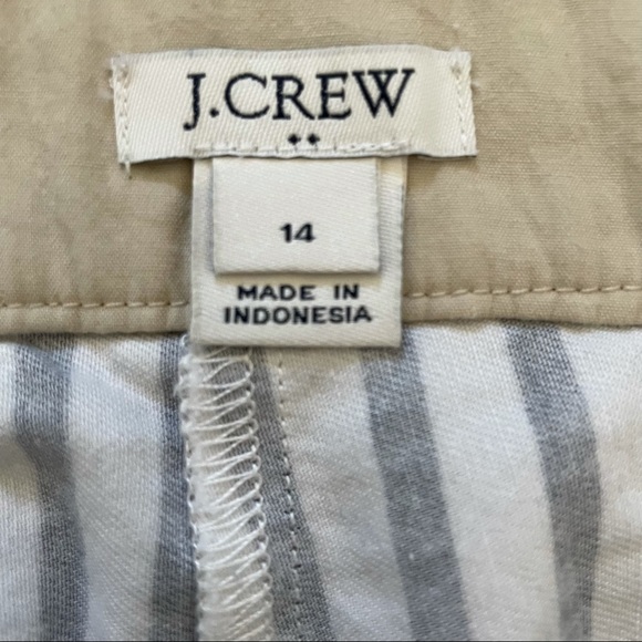 J. Crew Factory White and black Striped Shorts 14 - Picture 6 of 8